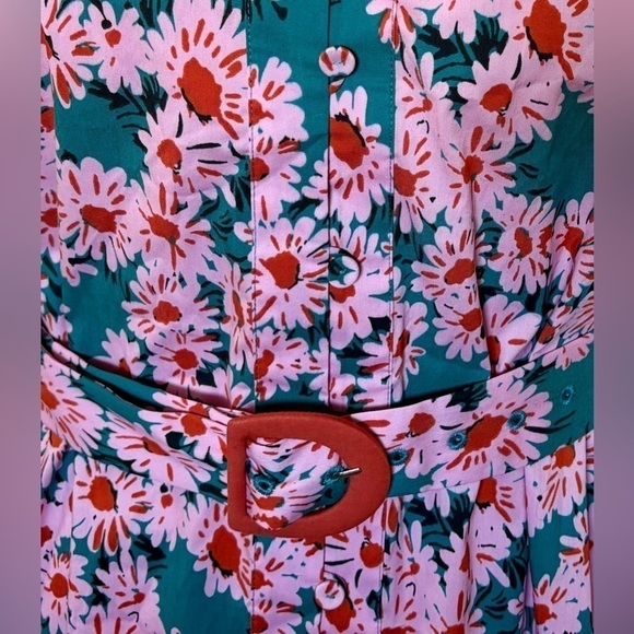 NEW w/Tags DIANE VON FURSTENBERG
Laena Blue Pink Floral Shift Dress Size Small - Picture 7 of 10